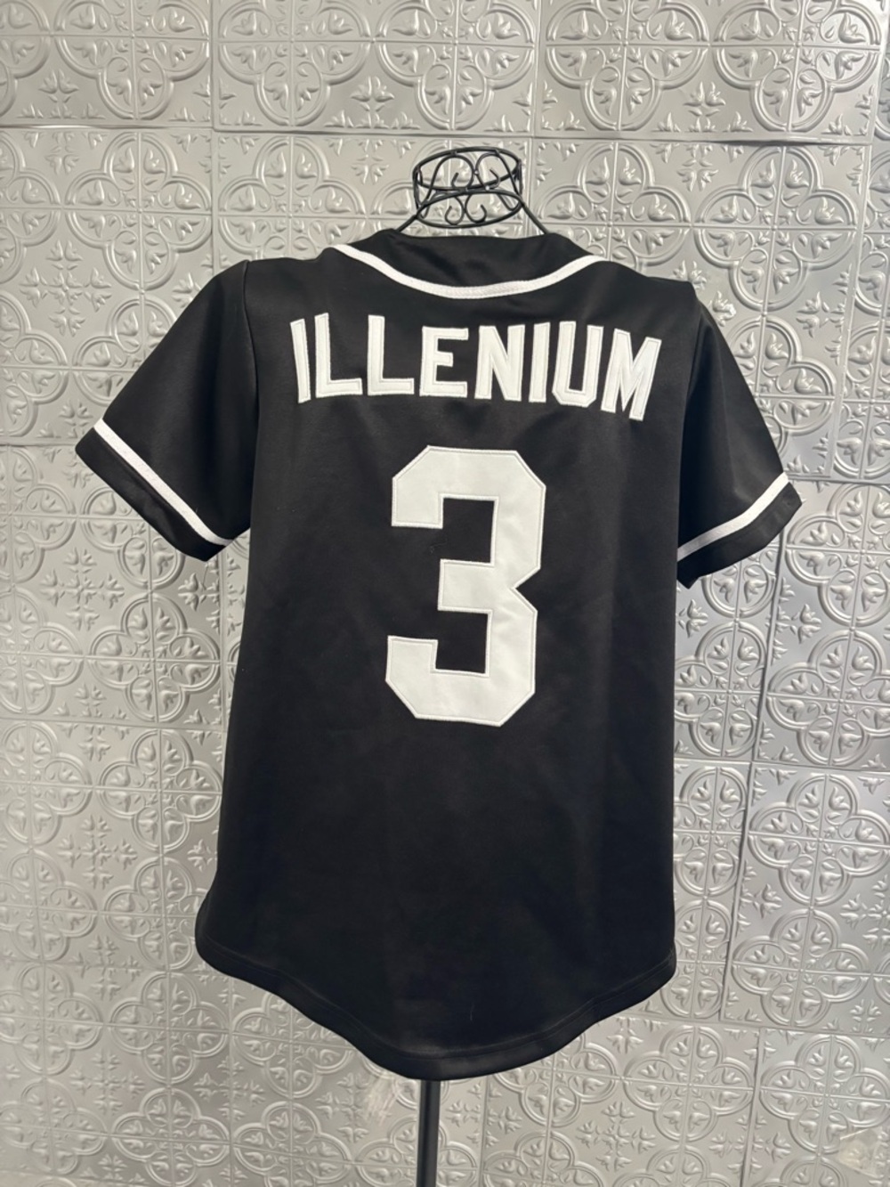Electric Family ILLENIUM Men's Baseball Jersey Black #3 rave festival edm DJ